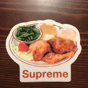 Supreme Chicken Dinner Sticker